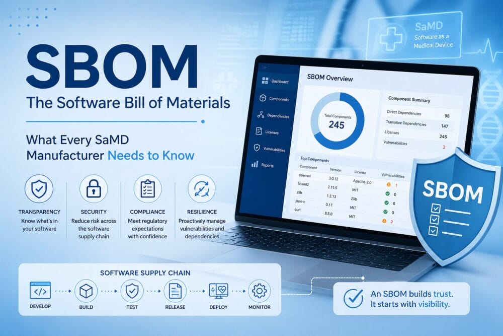 The Software Bill of Materials (SBOM): What Every SaMD Manufacturer Needs to Know