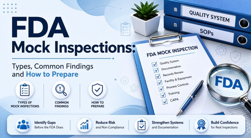 FDA mock inspection types across drug development stages