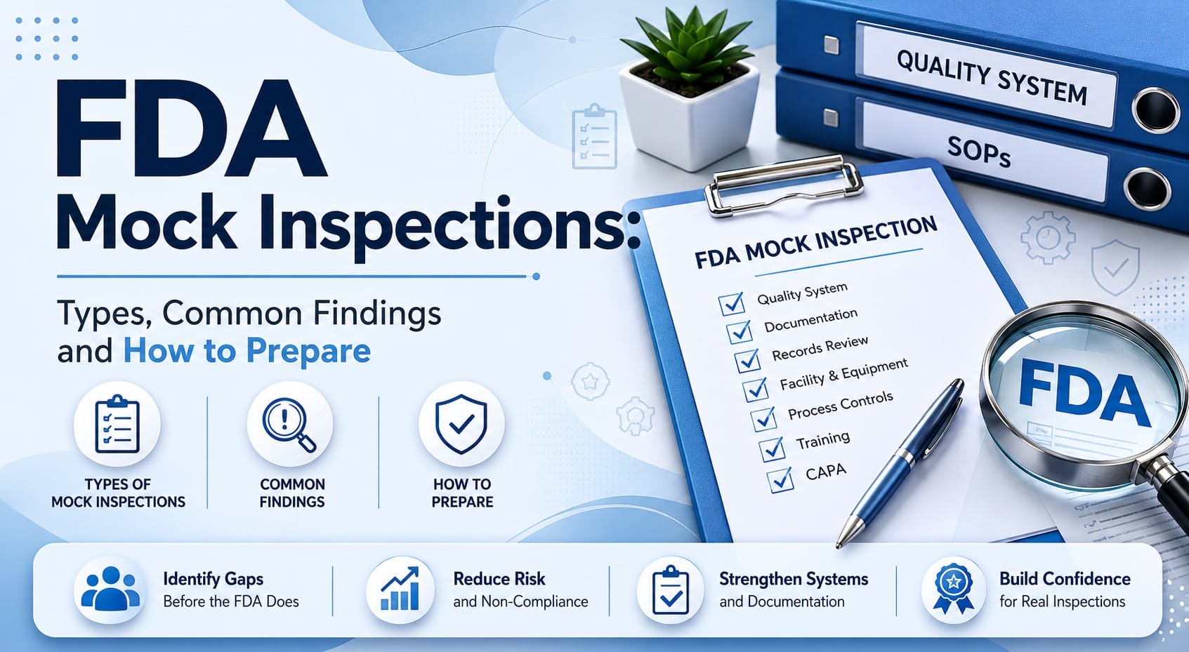 Writing Rfda FDA Mock Inspections: Common Findings & How to Prepare